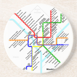 Porta copos do metro da C.C. de Washington