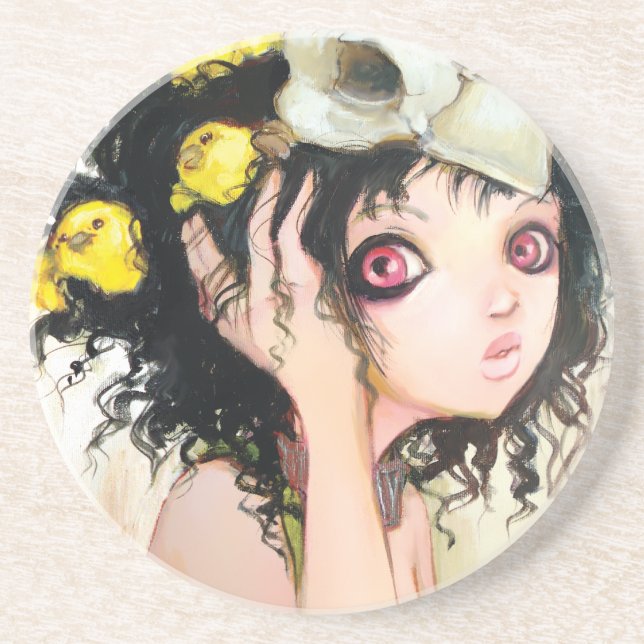 Porta copos do ninho do pássaro (Frente)