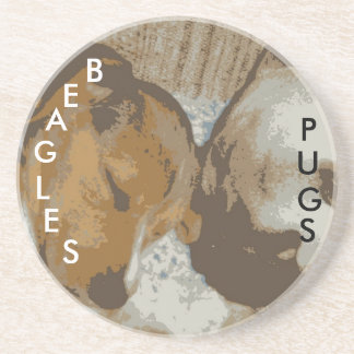 Porta copos do Pug & do lebreiro