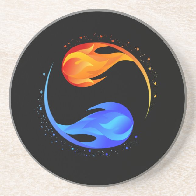 Porta copos do símbolo de amor- (Frente)