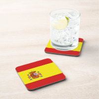 Porta copos do sinalizador de espanha