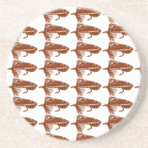 porta copos do Streamer Fly "Brown Matuka".