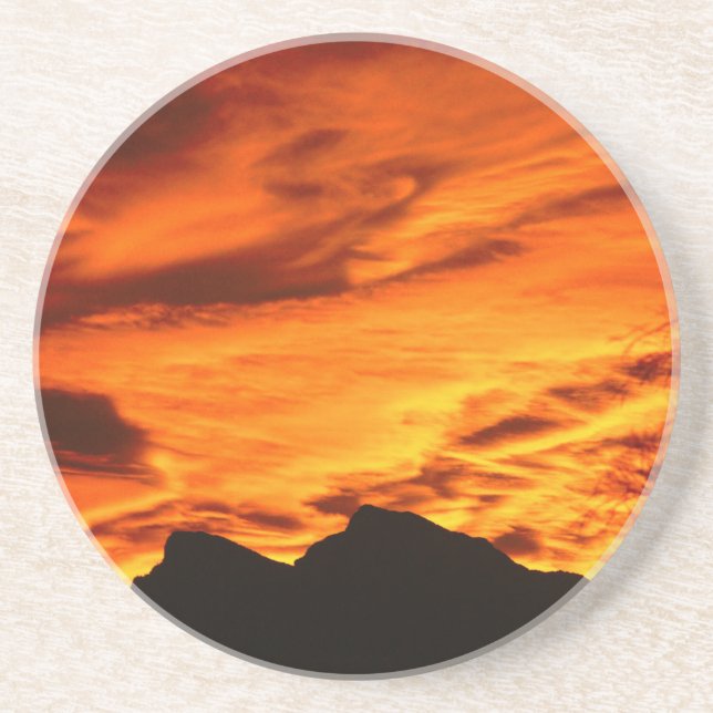 Porta copos do Sunset de Fogo (Frente)