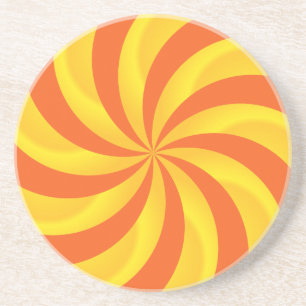 Porta copos do teste padrão do Sunburst de Twirly