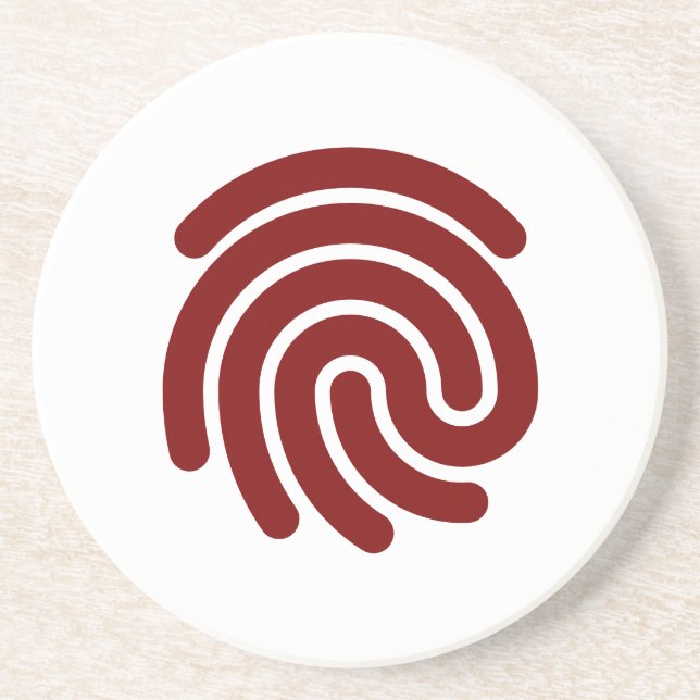 Porta copos do vetor de impressão digital (Frente)