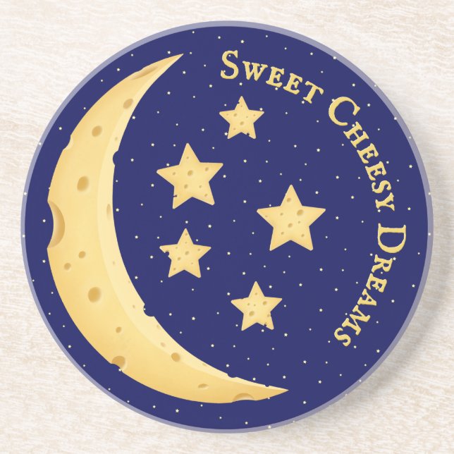 Porta-copos Doces Sonhos Cheesy Moon e Estrelas Bonitas Person (Frente)