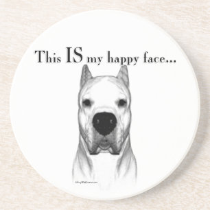Porta-copos Dogo Argentino Happy Face