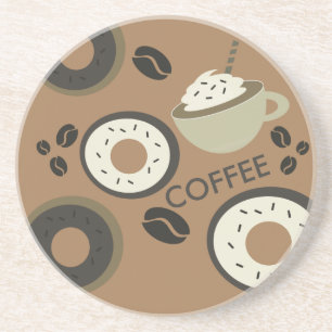 Porta-copos Donuts de Grãos de Café Barra Doce Barista