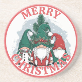 Porta copos dos Gnomos de Natal