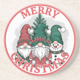 Porta copos dos Gnomos de Natal