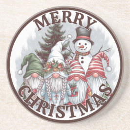 Porta copos dos Gnomos de Natal