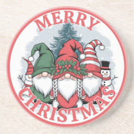 Porta copos dos Gnomos de Natal
