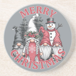 Porta copos dos Gnomos de Natal