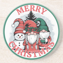 Porta copos dos Gnomos de Natal