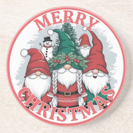 Porta copos dos Gnomos de Natal