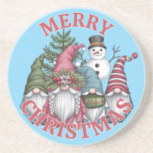 Porta copos dos Gnomos de Natal