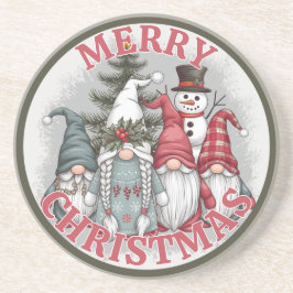 Porta copos dos Gnomos de Natal