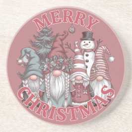 Porta copos dos Gnomos de Natal