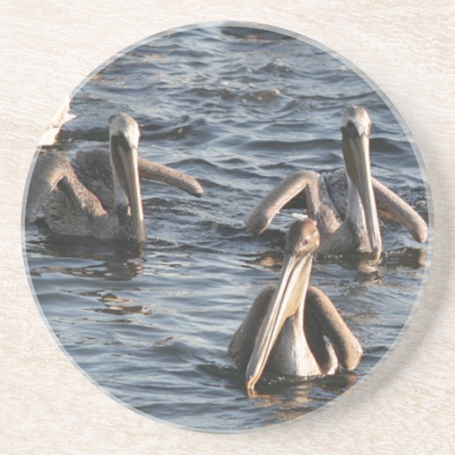 Porta copos dos pelicanos (Frente)