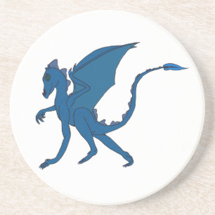 Porta-copos Dragão azul Coster por IDC