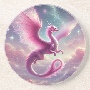 Porta-copos Dragão Rosa