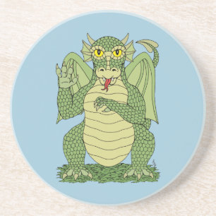 Porta-copos Dragão Verde