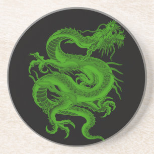 Porta copos Dragão Verde