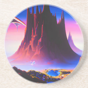 Porta-copos Dream World Oil Painting
