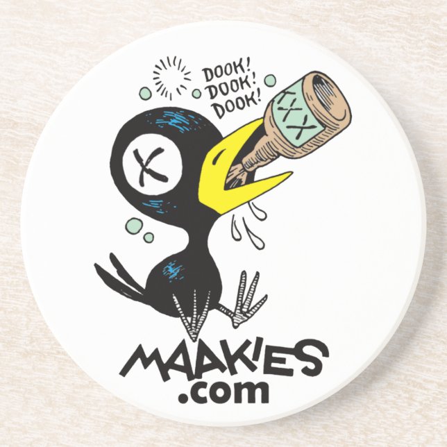 Porta copos Drinky Crow (Frente)