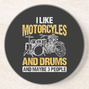 Porta-copos Drummer Drummer Eu Gosto De Motociclos E Tambores