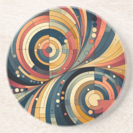 Porta-copos Dualidade - Bauhaus - Portas copos Sandstone