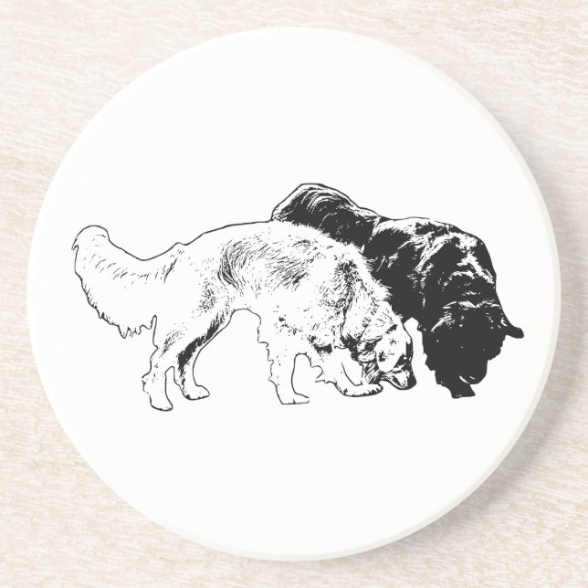 Porta-copos Duplo Traço na Noite (Frente)