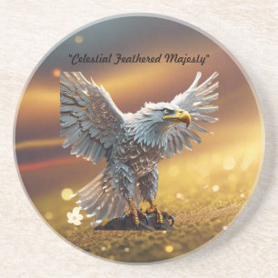 Porta-copos "Eagle's Celestial Crystal Glow"