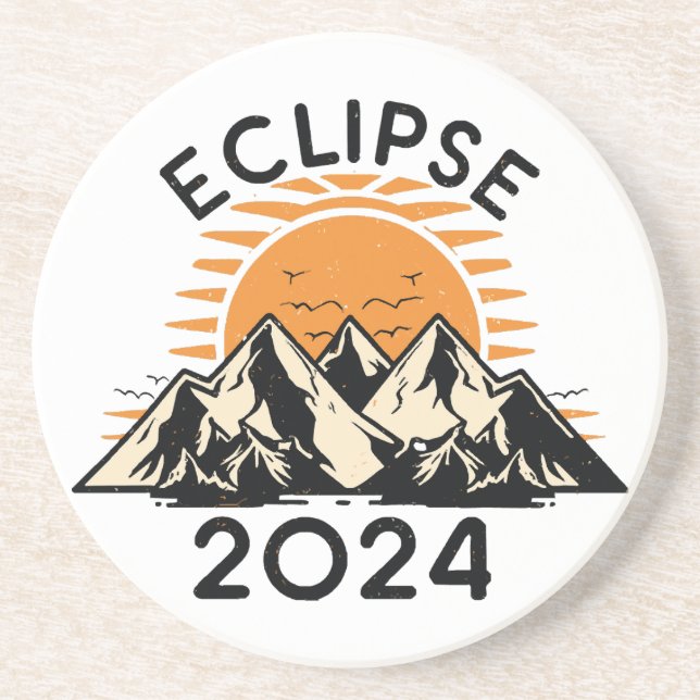 Porta-copos Eclipse Solar Total 2024 (Frente)