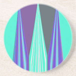 Porta-copos Edgy Blue art