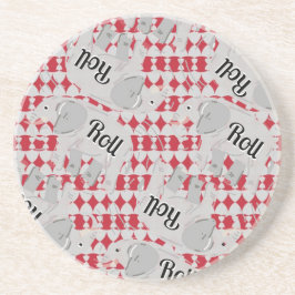 Porta-copos “Elefante numa Rola” Base Cerâmica