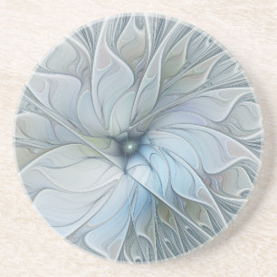 Porta-copos Elegante Beleza Arte Fractal Abstrata Moderna Flor