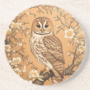 Porta-copos Elegante Tawny Owl William Morris Inspirou