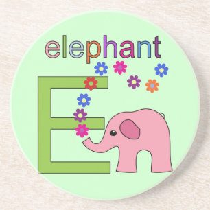 Porta-copos Elephant - Letra E
