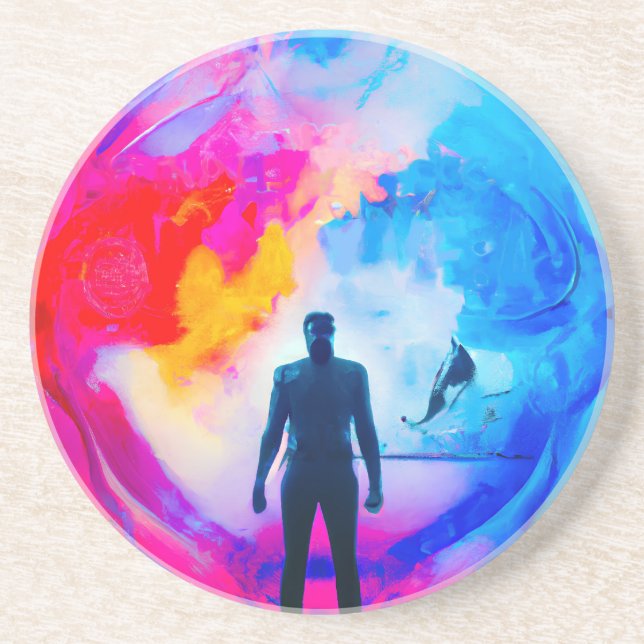 Porta-copos Em pé nas cores (Frente)