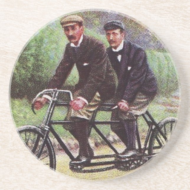 porta copos em tandem da bicicleta dos 1890's (Frente)