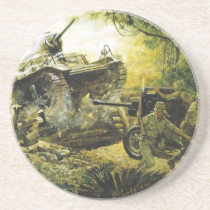 Porta-copos Em um bloqueio na estrada para Bataan Don Millsap