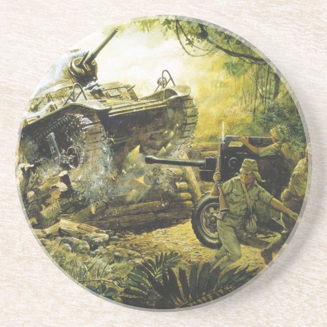 Porta-copos Em um bloqueio na estrada para Bataan Don Millsap (Frente)