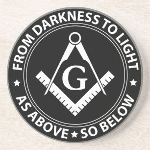 Porta-copos Emblema de Freemasonry