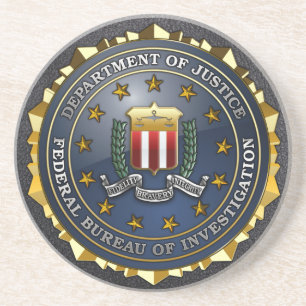 Porta-copos Emblema do FBI