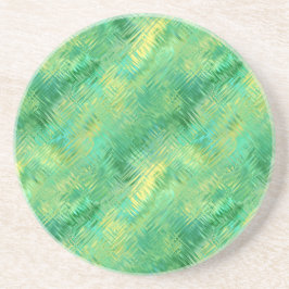 Porta-copos Emerald Green Glassy Texture