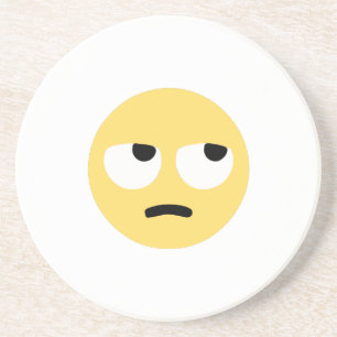 Porta-copos emoji eye roll
