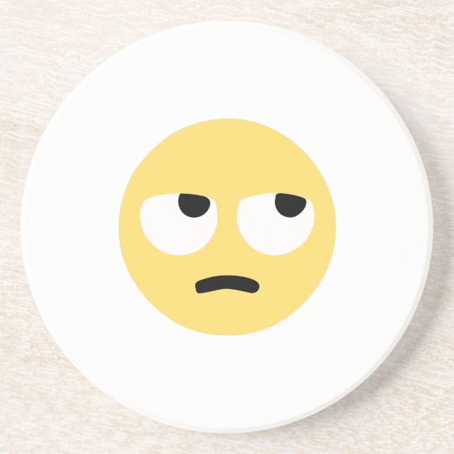 Porta-copos emoji eye roll (Frente)