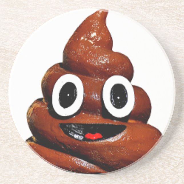 Porta-copos emoji feliz e engraçado (Frente)