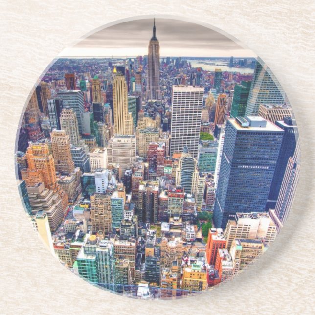 Porta-copos Empire State Building e Midtown Manhattan (Frente)